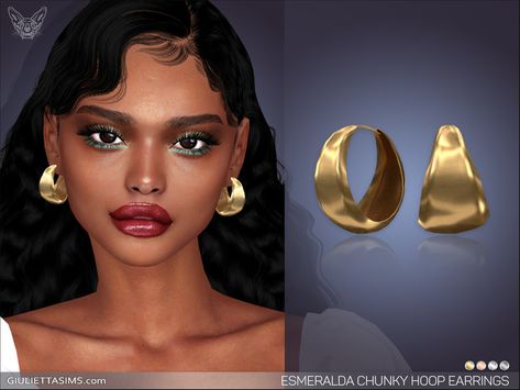 Sims 4 Cheats, Sims 4 Piercings, Mod Earrings, Cc Earrings, Sims 4 Cas Mods, Mod Jewelry, Sims 4 Studio, Sims 4 Cc Makeup, Tumblr Sims 4