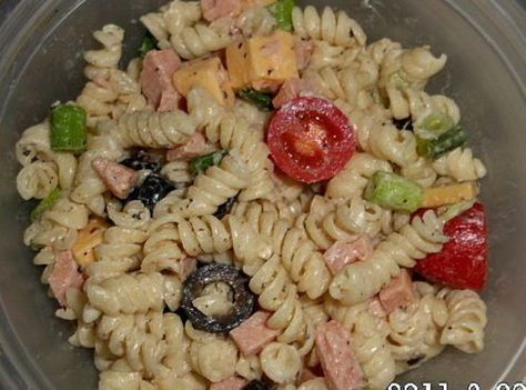 Spam Recipes, Cold Pasta Salad Recipes, Cold Pasta Salad, Lunch Meal Prep, Pasta Salad Recipes, Turkey Recipes, Thanksgiving Recipes, Pasta Salad, Instant Pot Recipes