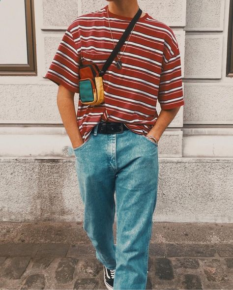 Indie Fashion Men, Indie Outfits Men, Vintage Outfits Men, 90s Fashion Men, Style Indie, Grunge 90s, Mens Trendy Outfits, Mens Outfit Inspiration, Mens Fashion Streetwear