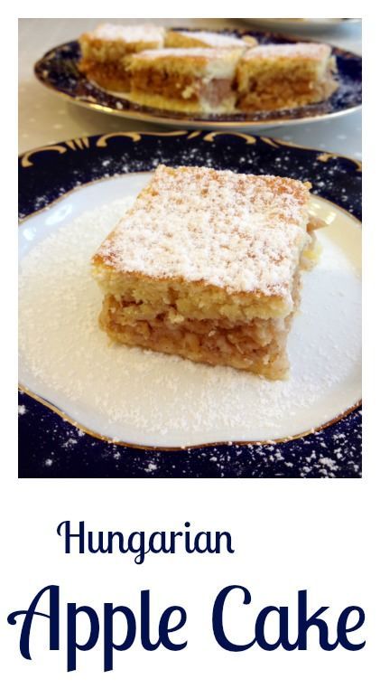 Hungarian Cake, Hungarian Desserts, Cake Apple, Hungarian Cuisine, Hungary Budapest, Apple Pie Recipe, Dessert Aux Fruits, Croatian Recipes, Easy To Make Desserts