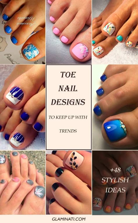 Toenail Summer Designs, Pedicure Styles, Ideas For Toe Nails, Trendy Toenails, Modern Pedicure Design, Best Pedicure Colors 2023 Summer, Pedicure Nail Designs Summer, Gel Pedicure Designs, Gel Nails For Toes