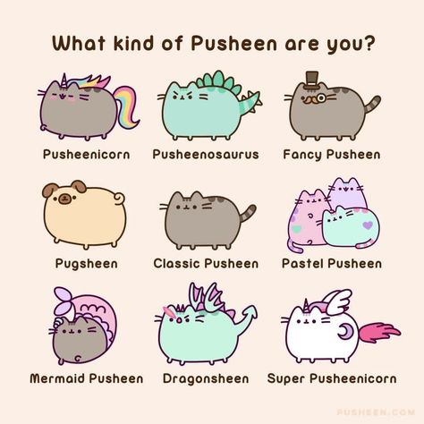 270 Likes, 9 Comments - Pusheen Box (@pusheenbox) on Instagram: “What kind of Pusheen are you? Leave your answer in the comments below! #Pusheen 🐉🦕🦄🎩🧜‍♀️” Pusheen Drawings, Pusheen Birthday, Pusheen Love, Pusheen Stickers, Pusheen The Cat, Pusheen Cute, Chat Kawaii, Pusheen Cat, Cute Kawaii Drawings