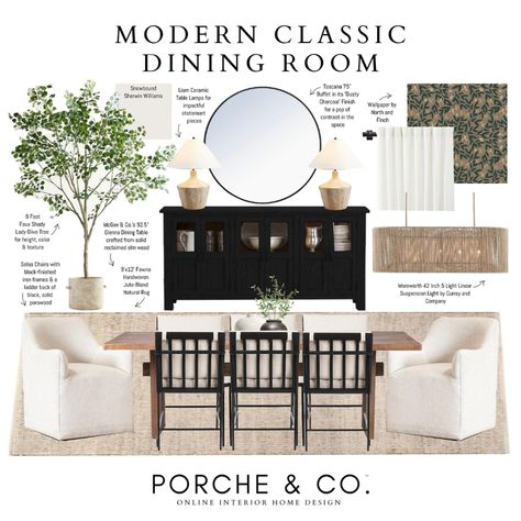 Modern Classic Dining Room, Classic Dining Room Design, Modern Classic Dining, Modern Classic Home, Transitional Dining Room, Classic Dining Room, Woven Wood Shades, Classic Home Decor, Classic Home