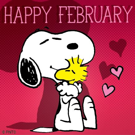 Happy February! #February #Snoopy #Woodstock #Peanuts Welcome February, Snoopy Valentine, Woodstock Snoopy, Happy February, Peanuts Cartoon, Peanuts Characters, Snoopy Quotes, Snoopy Pictures, Leap Year