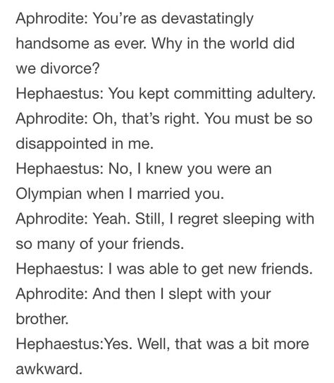 Hephaestus X Aphrodite Aphrodite X Hephaestus, Hephaestus And Aphrodite, Hephaestus Art, Aphrodite And Hephaestus, Greek Writing, Greek Memes, Mythology Books, Greek Mythology Humor, Rick Riordan Series