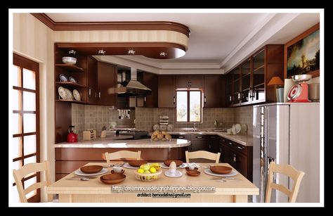 A simple kitchen design idea which is love by Filipinos. Filipino Kitchen Design, Prefab Kitchen Cabinets, Modern Filipino Interior, Filipino Interior, House Design Philippines, Filipino Kitchen, Kitchen Design Philippines, Dream House Design, Modular Kitchen Cabinets