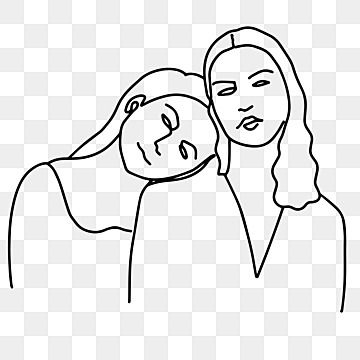 sister drawing,sister sketch,line art,sister,women,sisters,siblings,girls,girl,young,pretty,line,art,illustraion,vector,sweet,portrait Drawing Of Two Sisters, Pretty Line Art, Sketch Line Art, Rat Drawing, Sisters Drawing, Moon Silhouette, Sister Pictures, Line Art Illustration, Sisters Art