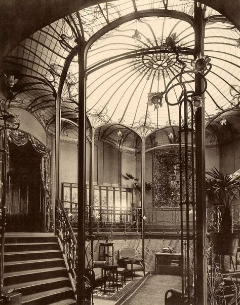 Art Nouveau House, Art Nouveau Interior, Koloman Moser, Building Entrance, Art Nouveau Architecture, Art Deco Architecture, Art Nouveau Design, Table Of Contents, Interior Deco