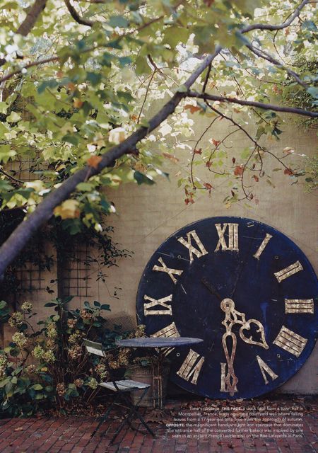 Tree Clock, Giant Garden, Courtyard Wall, Garden Clocks, Clock Work, Oversized Clocks, Big Clocks, Tulip Tree, Big Wall Clocks