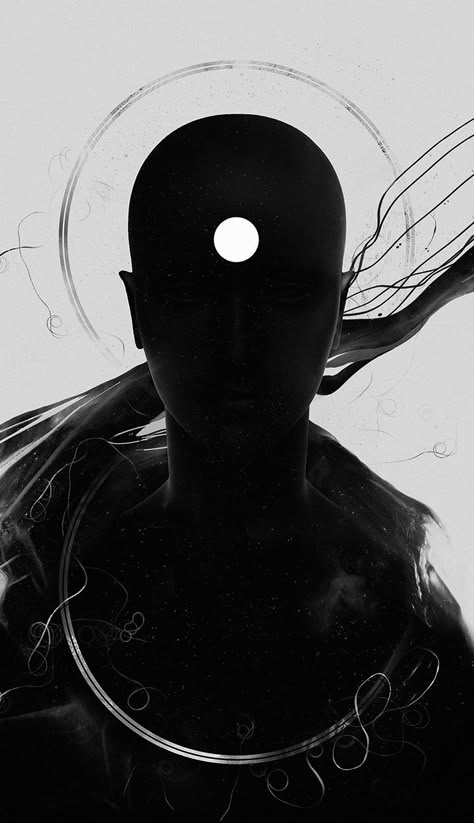 work by Giga Kobidze Eyes Artwork, Visionary Art, White Photo, Spiritual Art, 로고 디자인, Art Abstrait, Dark Fantasy Art, Third Eye, Black Art