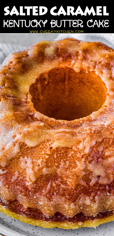 Caramel Kentucky Butter Cake, Kentucky Butter Cake Recipe, Butter Toffee Cake, Caramel Butter Cake, Butter Caramel, Buttercake Dessert, Saved Cake Recipes, Easy Caramel Cake, Bourbon Butter Cake