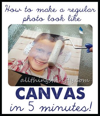 How to turn a Regular Photo to Canvas in 5 minutes! Flannel Wedding, Picture Transfer, Canvas Photos, Diy Canvas Photo, Photo Crafts, Foto Transfer, Picture Canvas, Decoupage Diy, Canvas Photo