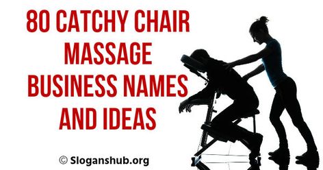 PinShareTweet+1Share In this post you will find 80 Catchy Chair Massage Business Names and Ideas.   Chair Massage Business Name Ideas   Head 2 toe Massage to Go Have Table, will Travel Here’s the Rub Massage in Motion Masseuse-to-go Therapy in Motion Massage Mobility Relaxation Heart Relaxation Heart of Ease Home comfort (Comfort of Home) Homework […] Massage Business Names, Business Chalkboard, Massage Marketing, Gary Fisher, Boss Hoss, Business Name Ideas, Mobile Massage, Chair Massage, Sidewalk Sign