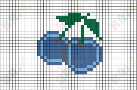 Perler Bead Pattern | Bead Sprites | Food Fuse Bead Patterns ~ healthy plum fruit pixel art pattern for perler, hama, artkal melty beads crafts. Fruit Pixel Art, Pixel Heart Tattoo, Pixel Tattoo, A Level Textiles, 8 Bit Art, Plum Fruit, Fuse Bead Patterns, Pixel Crochet, Bead Sprite