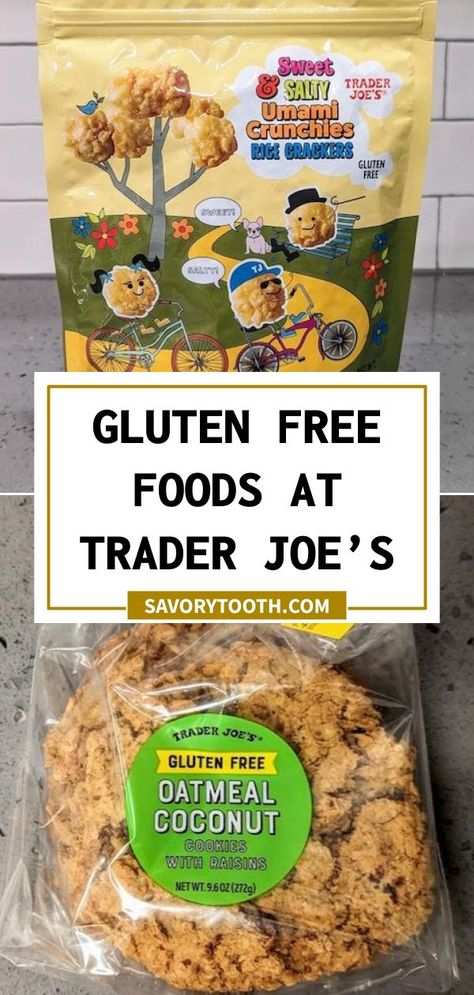 Here is a list of gluten-free foods that you can find at Trader Joes, from convenient frozen meals to crispy snacks to sweet treats. Low Fodmap Trader Joes, Trader Joes Gluten Free Shopping List, Gluten Free Trader Joes, Gluten Free Dairy Free Trader Joes, Trader Joes Frozen, Gluten Free Trader Joe’s Meal Prep, Trader Joe’s Gluten Free, Mini Chicken Tacos, Trader Joes Snacks