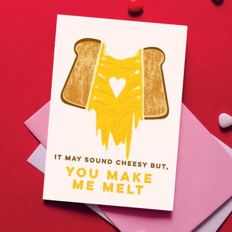 Dirty Valentine, You Make Me Melt, Romantic Gifts For Him, Christmas Pregnancy Announcement, Beautiful Birthday, Cute Card, Holiday Postcards, Save The Date Invitations, Custom Greeting Cards