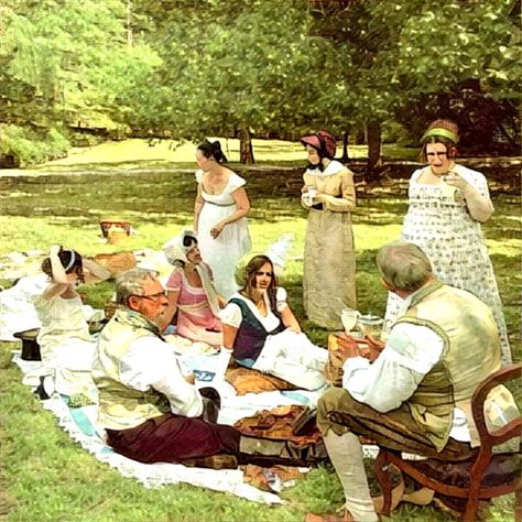 Regency Picnic Aesthetic, Regency Garden Party, Regency Tea Party, Regency Picnic, Austen Aesthetic, 20th Anniversary Ideas, Easter Tea Party, Bridgerton Vibes, Diy Anniversary Gifts For Him