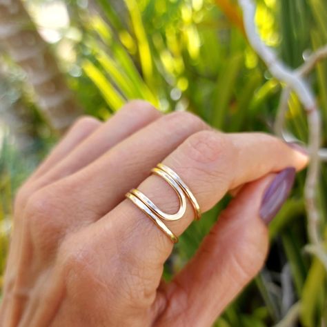 Finger Splint, Finger Ring For Women, Index Finger Ring, Middle Finger Ring, Index Finger Rings, Clean Sterling Silver, Friendship Rings, Gold Ring Designs, Fun Jewelry