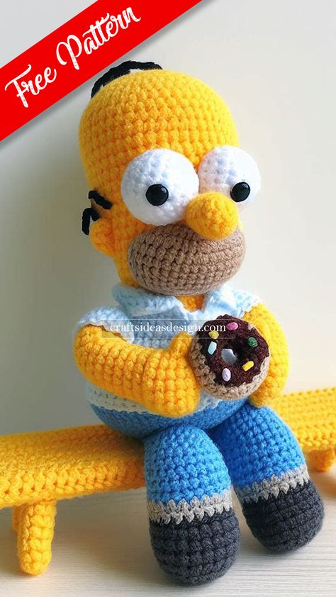 Homer Simpson Amigurumi