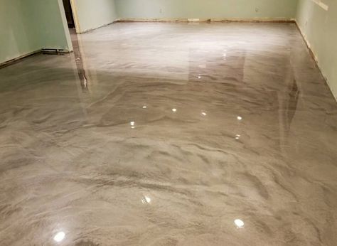 Painting Indoor Concrete Floors, Concrete Floors In House, Basement Floors, 3d Flooring, Epoxy Floors, Cute Living Room, Church Interior Design, New House Bathroom, Basement Floor