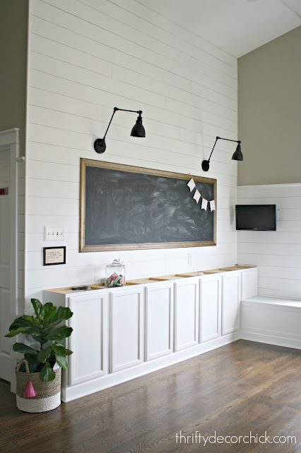 Farmhouse Loft, Large Chalkboard, House Farmhouse, Diy Chalkboard, Framed Chalkboard, Chalkboard Wall, School Room, School House, Diy Renovation