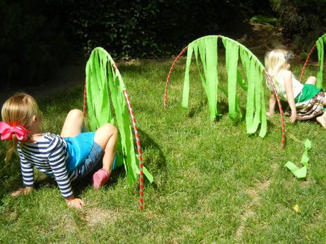 The Seaweed Tunnel crawl was part of our mermaid and pirate obstacle course Obstacle Course Birthday Party Ideas, Mermaid Obstacle Course, Fairy Obstacle Course, Pirate Obstacle Course, Smores Birthday, Obstacle Course Party, Mermaid And Pirate, Pirate Party Games, Mermaid Pirate Party