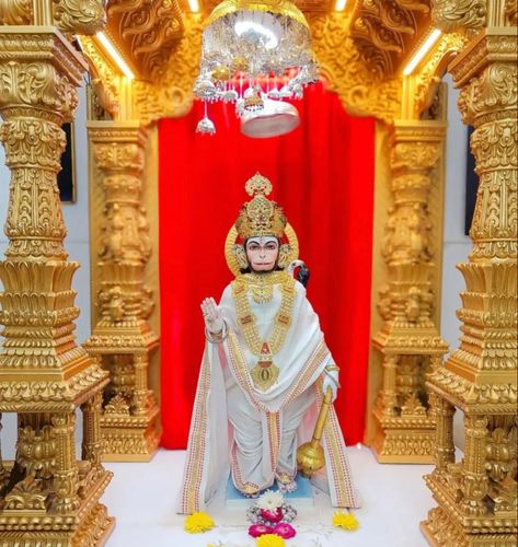 Hanuman Ji Hanuman Ji Mandir, Jai Hanuman Ji, Movie Night Photography, Classical Facade, Hanuman Hd, Siya Ram, Ram Hanuman, Meldi Ma Hd Photo, Hanuman Wallpapers