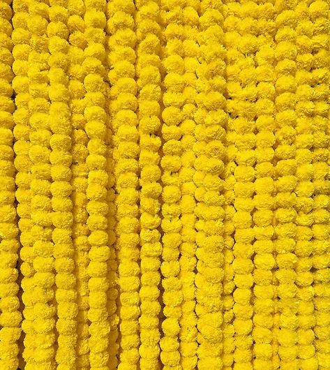 5 pcs- 5 feet Marigold Garland |Indian/American Wedding Party Mantle Decoration, Faux Garlands Wedding Garland, Diwali Decoration, Spring Bush Floral! (Yellow) Yellow Flower Garland, Diwali Items, Marigold Garland, Indian American Weddings, Yellow Marigold, Diwali Party, Indian American, Indian Flowers, Wedding Garland