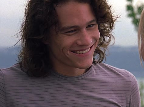 Heath Ledger Ten Things I Hate About You, Heath Ledger 10 Things I Hate About You, Patrick Verona, Health Ledger, Chaning Tatum, 10 Things I Hate About You, Romantic Comedy Movies, Heath Ledger, I Miss Him