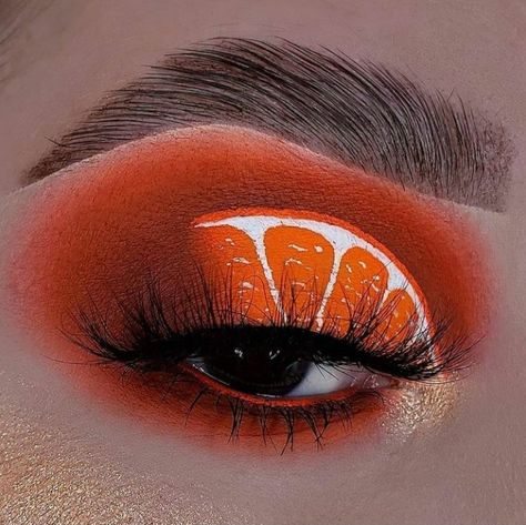 Crazy Eyeshadow, Gem Makeup, Vampire Bride, Orange Makeup, Makeup Drawing, Face Paint Makeup, Makeup For Black Skin, Halloween Makeup Inspiration, Interesting Images