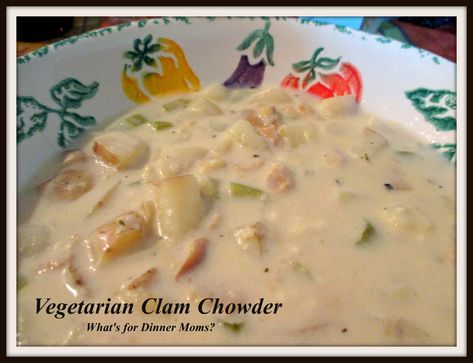 What's For Dinner, Clam Chowder, Dry White Wine, Vegetarian Options, Vegetable Stock, Chicken Stock, Garlic Bread, Eating Habits, Cheeseburger Chowder