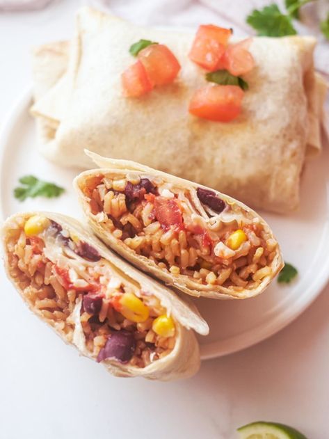 Air Fryer Burrito, Burrito In Air Fryer, Frozen Shrimp In Air Fryer, Shrimp In Air Fryer, Air Fryer Recipes Uk, Mexican Cuisine Recipes, Keto Hamburger, Burrito Recipes, Kids Lunch Ideas