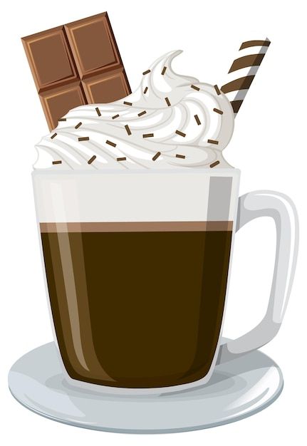 Hot Chocolate Sketch, Hot Chocolate Vector, Hot Chocolate With Whipped Cream, Hot Chocolate Clipart, Hot Chocolate Art, Chocolate Vector, Starbucks Hot Chocolate, Hot Chocolate Party, Painting Mood