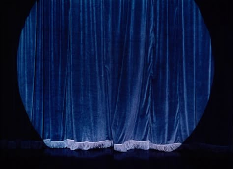 Velvet Theater Curtains, Velvet Curtains Photoshoot, Movie Musicals Aesthetic, Theatre Curtains Aesthetic, Lynchian Aesthetic, Blue Set Design, Old Theater Aesthetic, Theatrical Aesthetic, Theatre Background