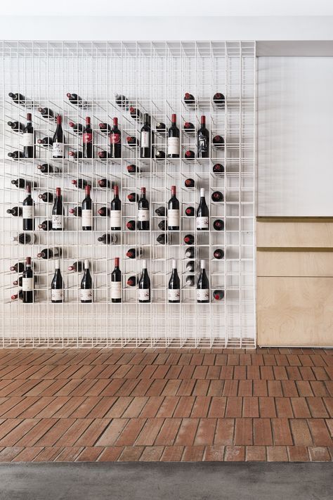 Wine Wall Design, Tasting Room Design, Wine Rack Ideas, Wine Store Design, Wine Glass Wall, Wine Rack Design, Home Wine Cellars, Wine Cellar Design, Timeless Interior