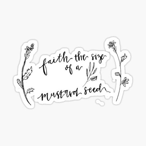 Faith Of A Mustard Seed Quote, Mustard Seed Tattoo, Seed Tattoo, Faith Of A Mustard Seed, Possible Tattoo, Faith Tattoo, Subtle Tattoos, My Tattoos, Mustard Seed