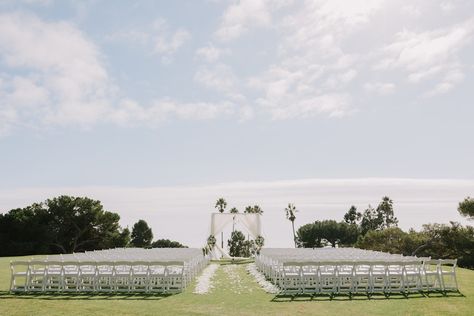 Los Verdes Golf Course Rancho Palos Verdes Wedding Venue Pacific… Palos Verdes Wedding, Event Director, Golf Course Wedding, Ceremony Seating, Catalina Island, Wedding Southern California, Ocean Views, Family Farm, Private Event