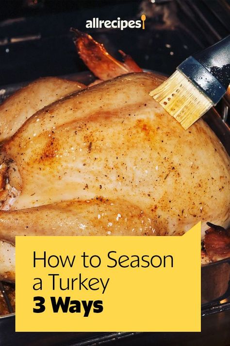 What To Baste A Turkey With, Ways To Season Turkey, How To Season A Thanksgiving Turkey, Seasoning For A Turkey, What To Season A Turkey With, Turkey Seasoning Rub Thanksgiving Easy, How To Prep A Turkey, How To Season Turkey, How To Season A Turkey Thanksgiving