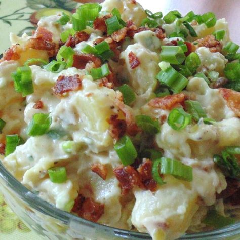 Caesar Potato Salad | "This so simple and so good." Sides To Go With Hamburgers And Hotdogs, Side For Hamburgers And Hot Dogs, Sides With Hamburgers And Hotdogs, Sides To Go With Hot Dogs, Sides For Hotdogs, Side Dishes For Hamburgers And Hot Dogs, Sides For Hamburgers And Hotdogs, Hamburger Sides Ideas, What To Serve With Hamburgers