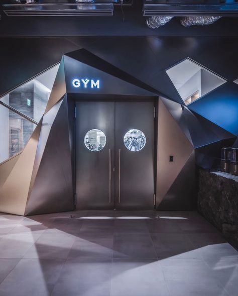 Gym Entrance Design, Storefront Design, Hotel Door, Entrance Design, Front Door Design, Shop Front, Front Entrances, Store Front, Entrance Doors