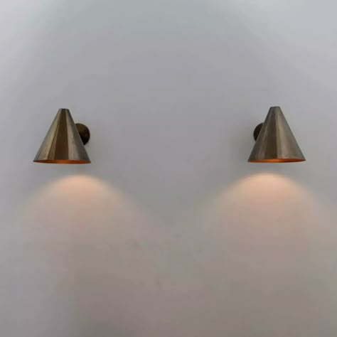 Pair of Raw Brass wall Sconce - Italian Sconce - Italian brass light - Sputnik | eBay Wall Sconces Hallway, Michigan Basement, Patina Wall, Hallway Sconces, Vintage Sconces, Harvard Square, Mid Century Light, Basement Reno, Stair Wall