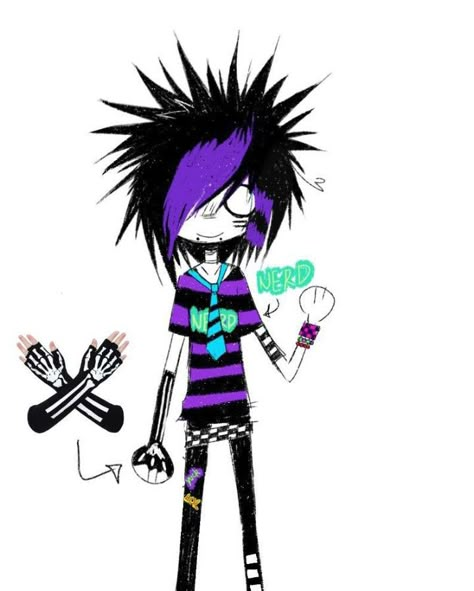 2000s Emo Art, Emo 2000s Art, Emo Artstyle, Scene Emo Art, Scenecore Art, Emo Icons, Emo 2000s, Scene Goth, 2000s Art