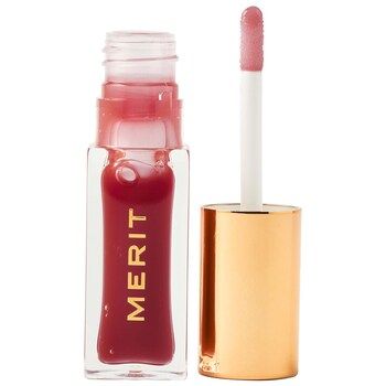 Shade Slick Gelée Sheer Tinted Lip Oil - MERIT | Sephora Tinted Lip Oil, Healthy Lips, Natural Lip Colors, Sephora Beauty, Makeup Items, Lip Glow, French Tip Nails, Makeup Essentials, Lip Oil