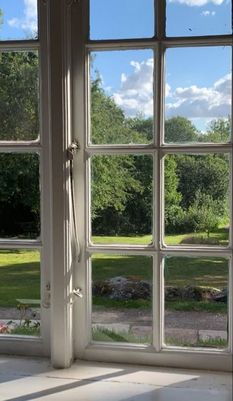 Window View Aesthetic, Blogging Platforms, Window View, Through The Window, You Dream, Summer Dream, English Countryside, Slow Living, Nature Aesthetic