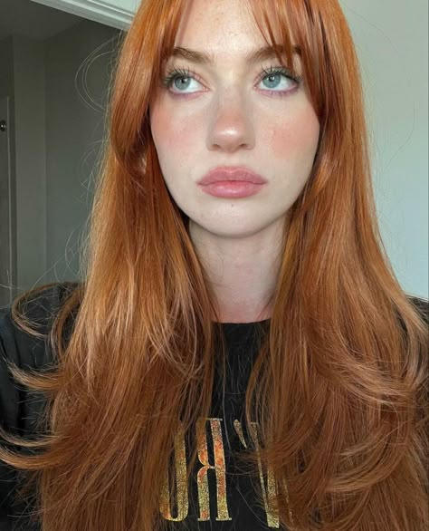 October Days, Ginger Hair Color, Strawberry Blonde Hair, Ginger Girls, Long Red Hair, Copper Hair, Redhead Girl, Orange Hair, Hair Inspo Color