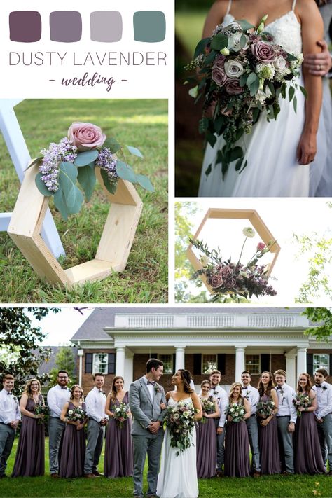 Dusty Lavender, Mauve, Dusty Purple, Plum, Wedding Flowers, Lang Floral Designs, Chattanooga (Jessalynn Rae, Photographer) Neutral Purple Wedding Colors, Dusty Purple And Green Wedding, Plum Eucalyptus Wedding, Eggplant And Green Wedding, Dusty Purple Fall Wedding, Plum Purple And Sage Green Wedding, Plum And Eucalyptus Wedding, Wedding Plum Color Schemes, Lavender Sage Black Wedding