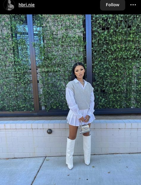 Baddie White Skirt Outfits, All White Brunch Outfits Black Women, Black Outfits Ideas, Grad Fits, Bratz Outfit, All Black Outfits, Vacation Fits, Girls Closet, 2024 Outfits