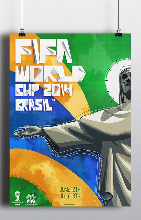 Fifa World Cup Creative Ads, World Cup Ads Design, World Cup Poster Design, World Cup Design, Fifa Poster, World Cup Design Illustrations, Fifa World Cup Poster, Wc Poster, Brazil Design