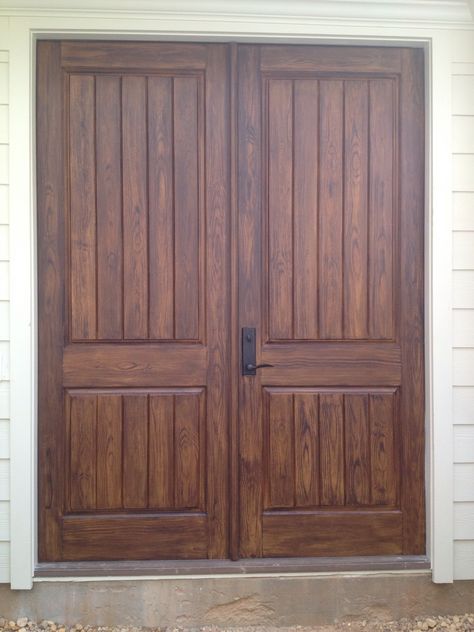 Faux Bois Metal Doors Www.struttura.us Architectural Finishes, Metal Doors, Door Design Interior, Door Designs, Metal Door, Garden Home, Wood Doors, Door Design, Design Interior