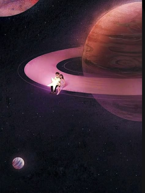 Saturn Art, Outer Space Wallpaper, Planet Love, Night Sky Painting, Space Phone Wallpaper, Iphone Wallpaper Themes, Sky Painting, Conceptual Photography, Cute Anime Wallpaper